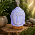 Diffuseur d'arômes Bouddha – Humidificateur d'huiles essentielles ultrasonique avec lumière LED
