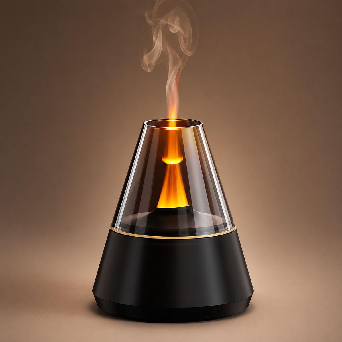 Mini Diffuseur d'Arôme USB Humidificateur Portable avec Veilleuse Colorée